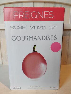 Bib Gourmandises rosé