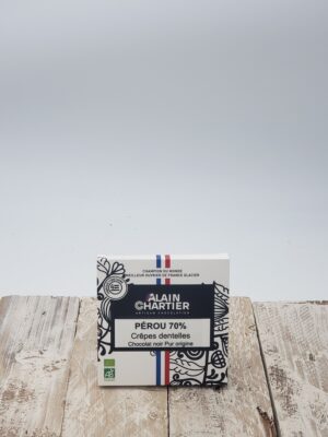 Karré Chartier noir crêpes dentelles Pérou